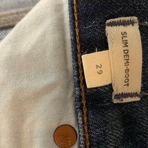 Great Madewell slim boot cut size 29